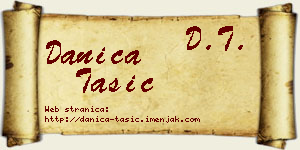 Danica Tasić vizit kartica